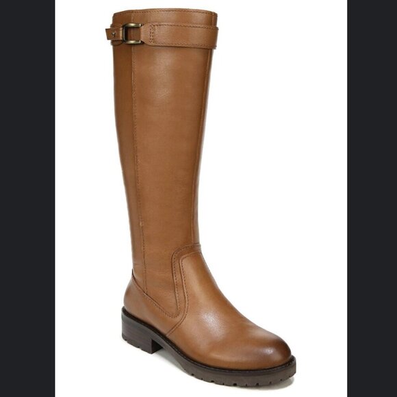 Naturalizer Cayce Women's Boots Chestnut Leather (WIDE CALF) - Picture 1 of 6